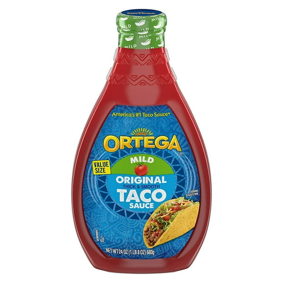 Ortega Original Thick and Smooth Mild Taco Sauce, Kosher, 24 oz.