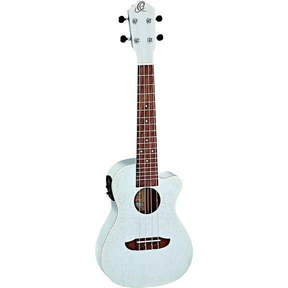 Ortega RUDAWN Earth Series Concert Ukulele Transparent Tequila Sunburst Silver