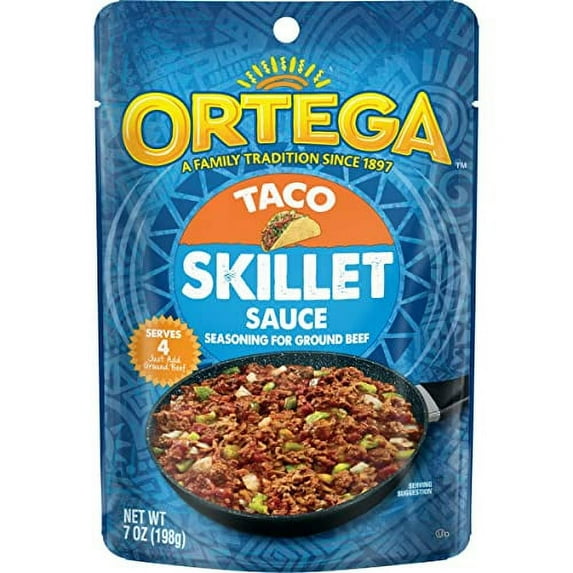 Ortega Skillet Sauce, Taco Sauce, 7 Ounce (Pack of 6)
