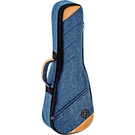 Ortega Ukulele Concert Reinforced Soft Case Blue Black