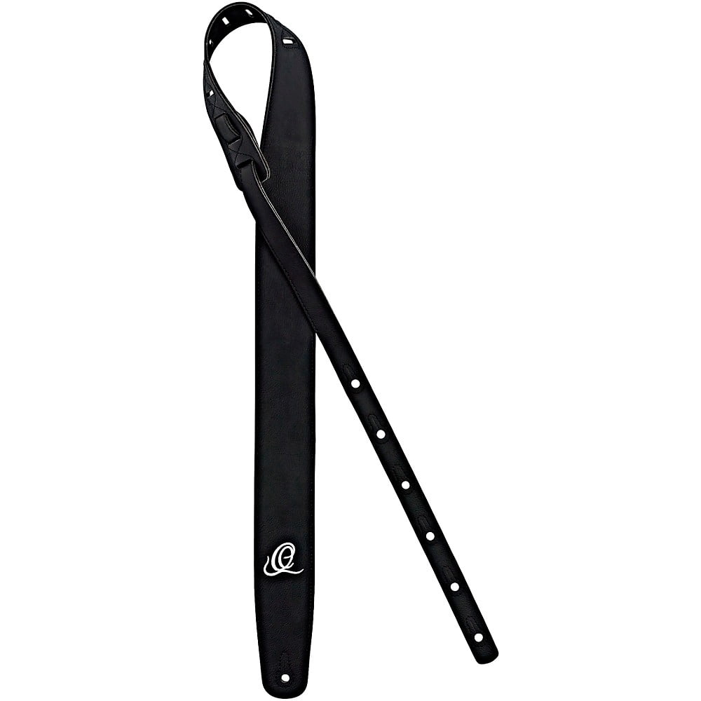 Ortega Vegan Series Guitar Straps Black 2.36 in.