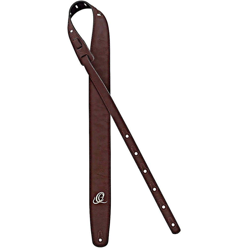 Ortega Vegan Series Guitar Straps Brown 2.36 in.