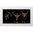 thumbnail image 1 of Ortega, Xavier 18x11 White Modern Wood Framed Museum Art Print Titled - Watusi Family, 1 of 4