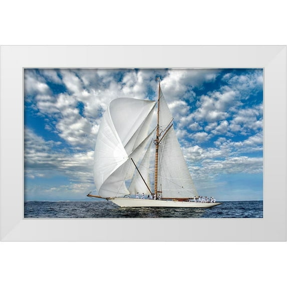 Ortega, Xavier 18x13 White Modern Wood Framed Museum Art Print Titled - Voyage