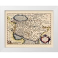 thumbnail image 1 of Ortelius 24x19 White Modern Wood Framed Museum Art Print Titled - Persian Empire Middle East - Ortelius 1570, 1 of 4