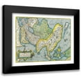 thumbnail image 1 of Ortelius 24x20 Black Modern Framed Museum Art Print Titled - Asia - Ortelius 1670, 1 of 5