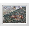 thumbnail image 1 of Ortelius 32x25 White Modern Wood Framed Museum Art Print Titled - Daphne - Ortelius 1570, 1 of 4