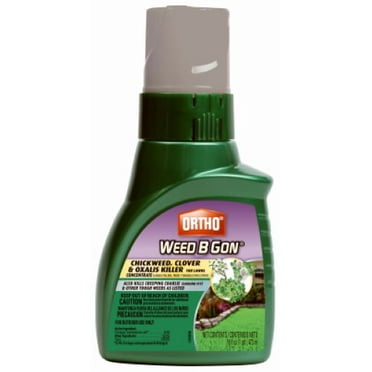 Ortho 0396415 16 oz Bottle of Weed B Gon Chickweed Clover Oxalis Lawn Weed Killer Concentrate