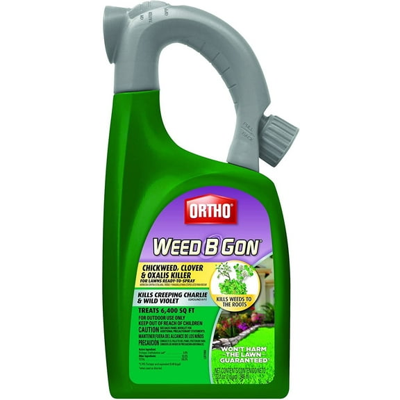 Ortho B Gon Chickweed Clover & Oxalis Weed Killer for Lawns Trigger Case of 6