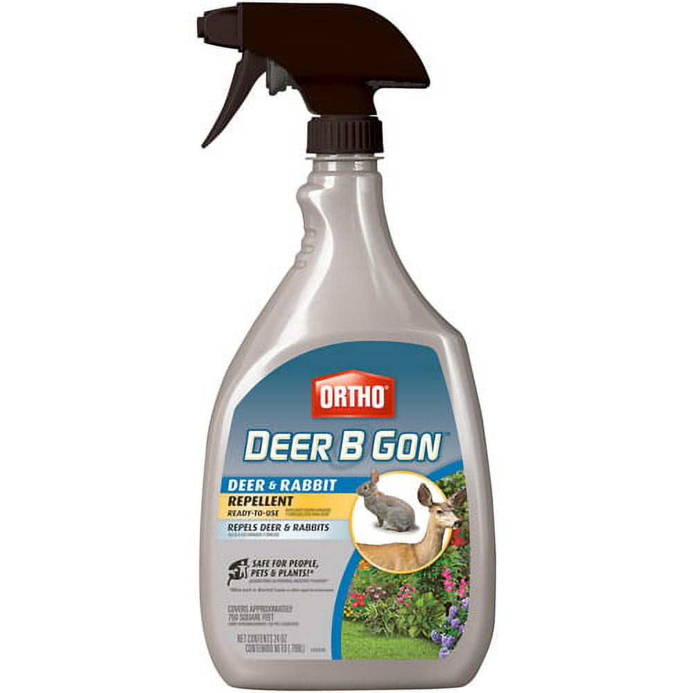 Ortho Deer B Gon Deer & Rabbit Repellent ReadytoUse, 24 oz., No Stink