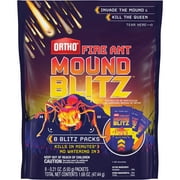 Ortho Fire Ant Mound Blitz - Fire Ant Killer (8 Packs Per Bag)