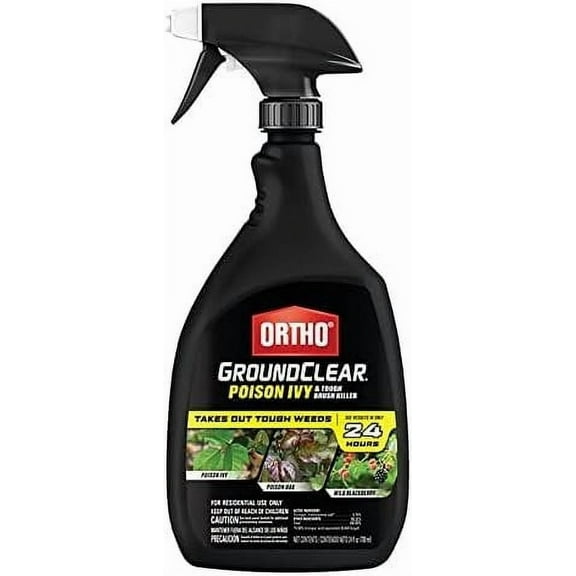 Ortho GroundClear 24 Oz. Trigger Spray Poison Ivy & Tough Brush Killer 0476105