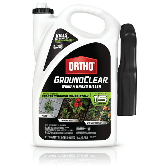 Ortho GroundClear Weed and Grass Killer, Kills Moss and More, OMRI Listed, 1 gal.