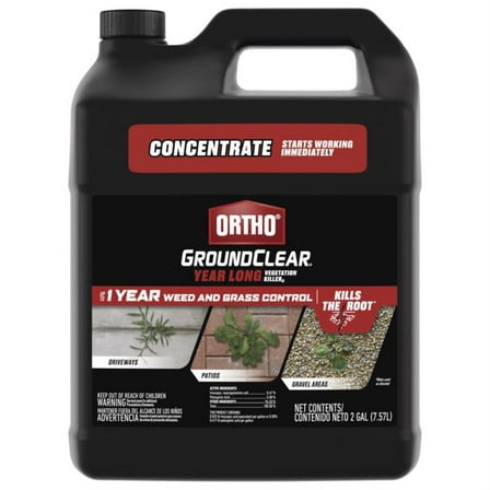 Ortho GroundClear Year Long Vegetation Killer2 Concentrate, Kill and Prevent Weeds, 2 gal.