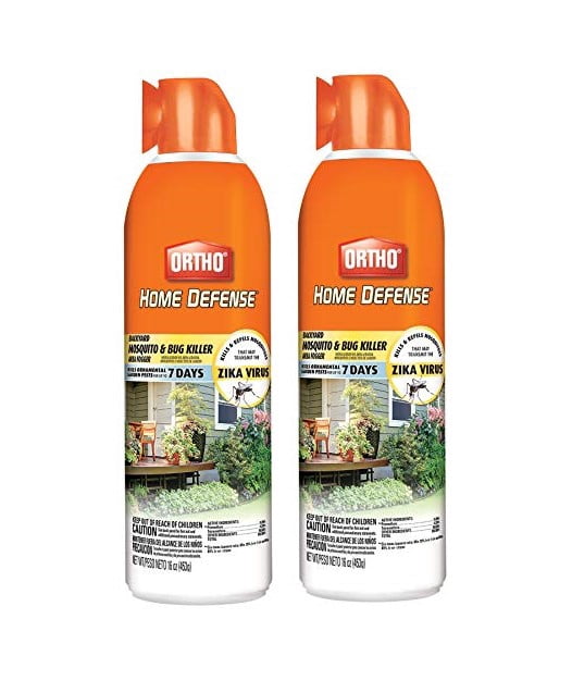 Ortho Home Defense Backyard Mosquito & Bug Killer Area Fogger, Kills Zika Virus - 16 oz, ( 2 PK)