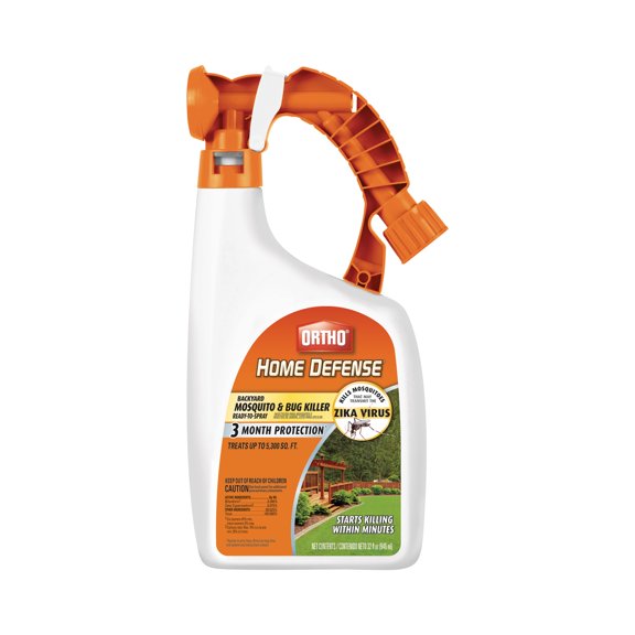 Ortho Home Defense Backyard Mosquito & Bug Killer Ready To Use Hose End Liquid 32 Oz 0437806 - Pack of 20