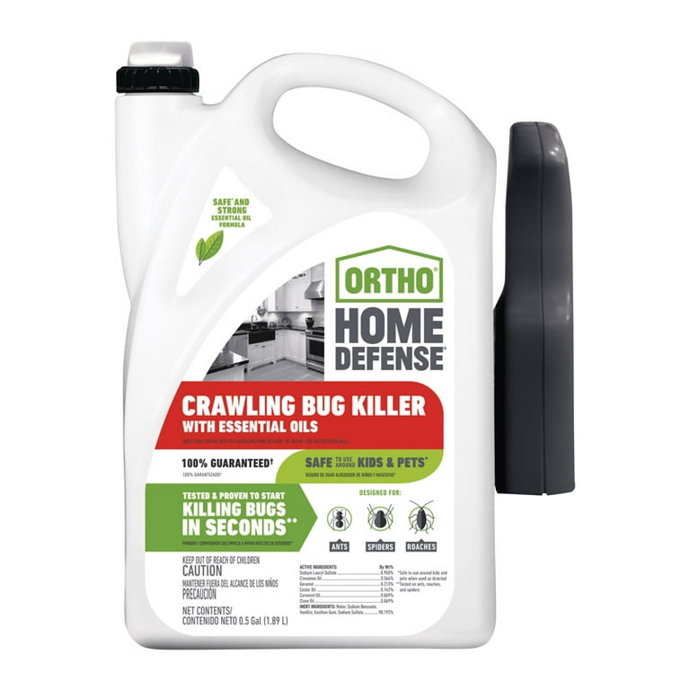 Ortho Home Defense Indoor & Outdoor Crawling Bug Killer, Essential