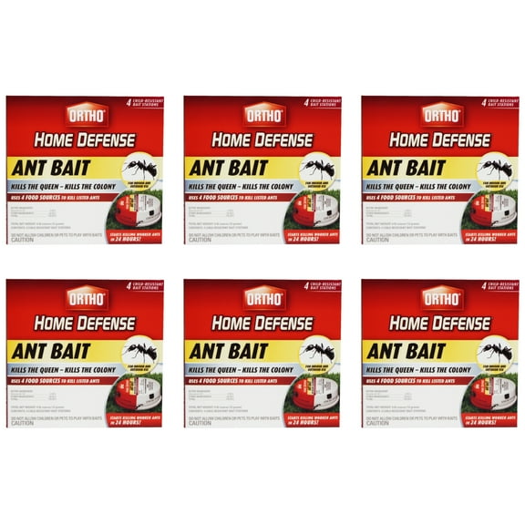 Ortho Home Defense Indoor/Outdoor Metal Ant Bait Stations - 24 Traps