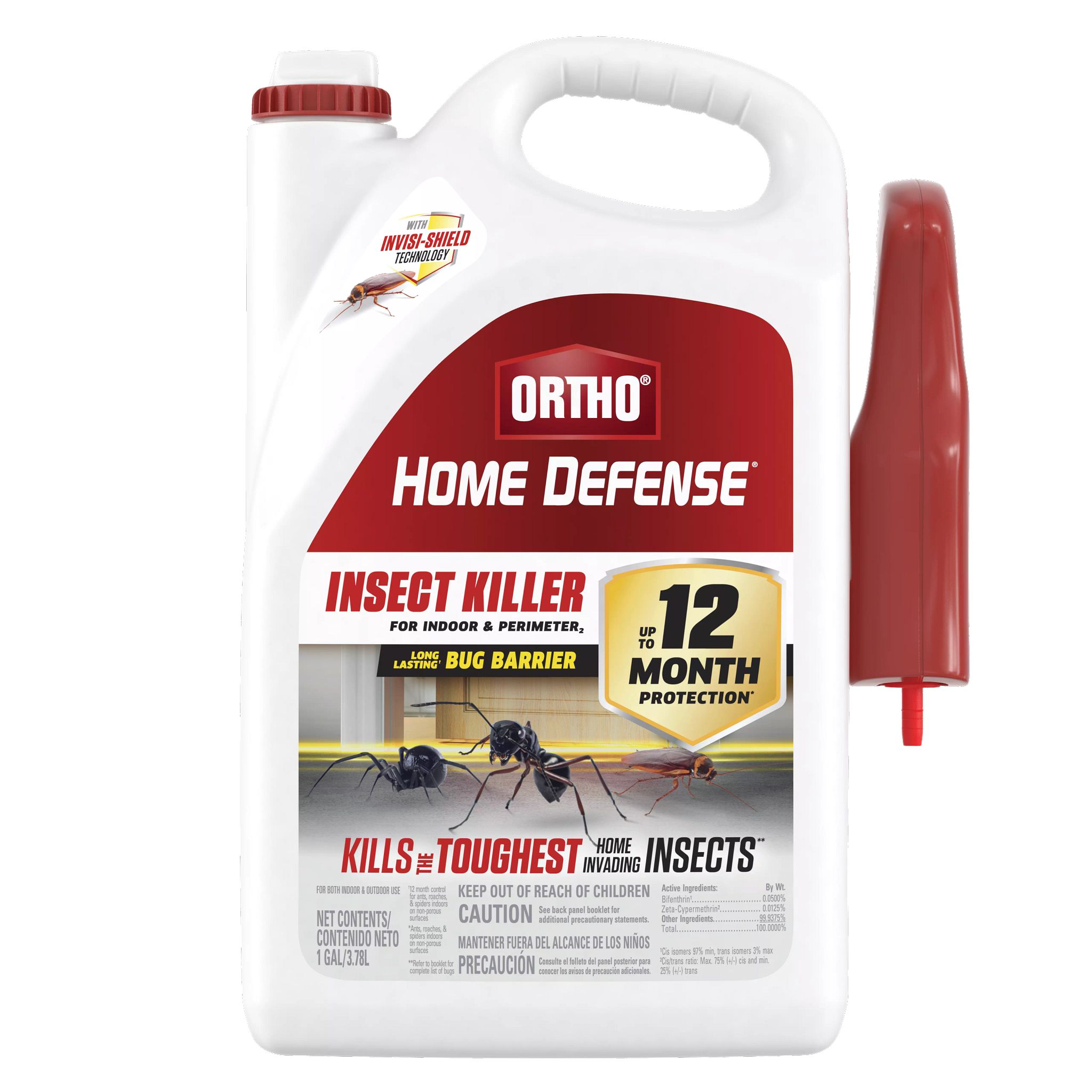 Ortho Home Defense Insect Killer for Indoor & Perimeter2, Controls Ants, Roaches, and More, 1 gal. - image 1 of 5