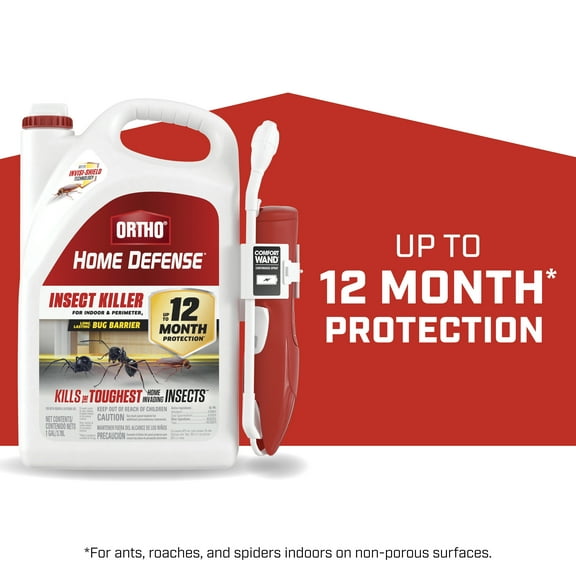 Ortho Home Defense Insect Killer for Indoor & Perimeter2 with Comfort Wand, 1 gal.