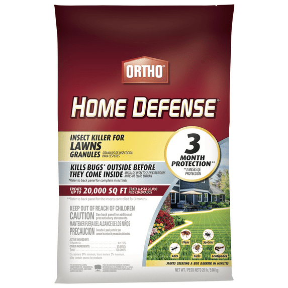Ortho Home Defense Insect Killer for Lawns Granules, 20 lb.