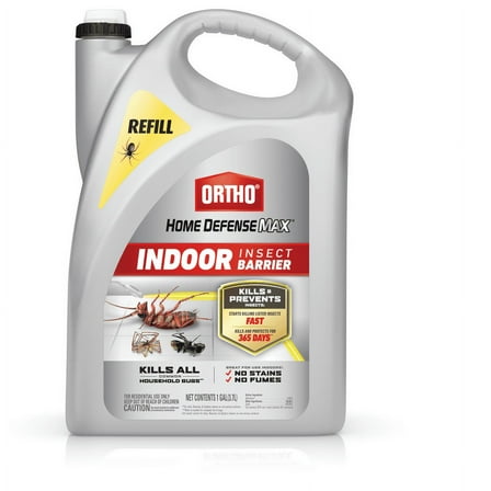 Ortho Home Defense Max Indoor Insect Barrier Refill, Kills Ants and Roaches, 1 gal.