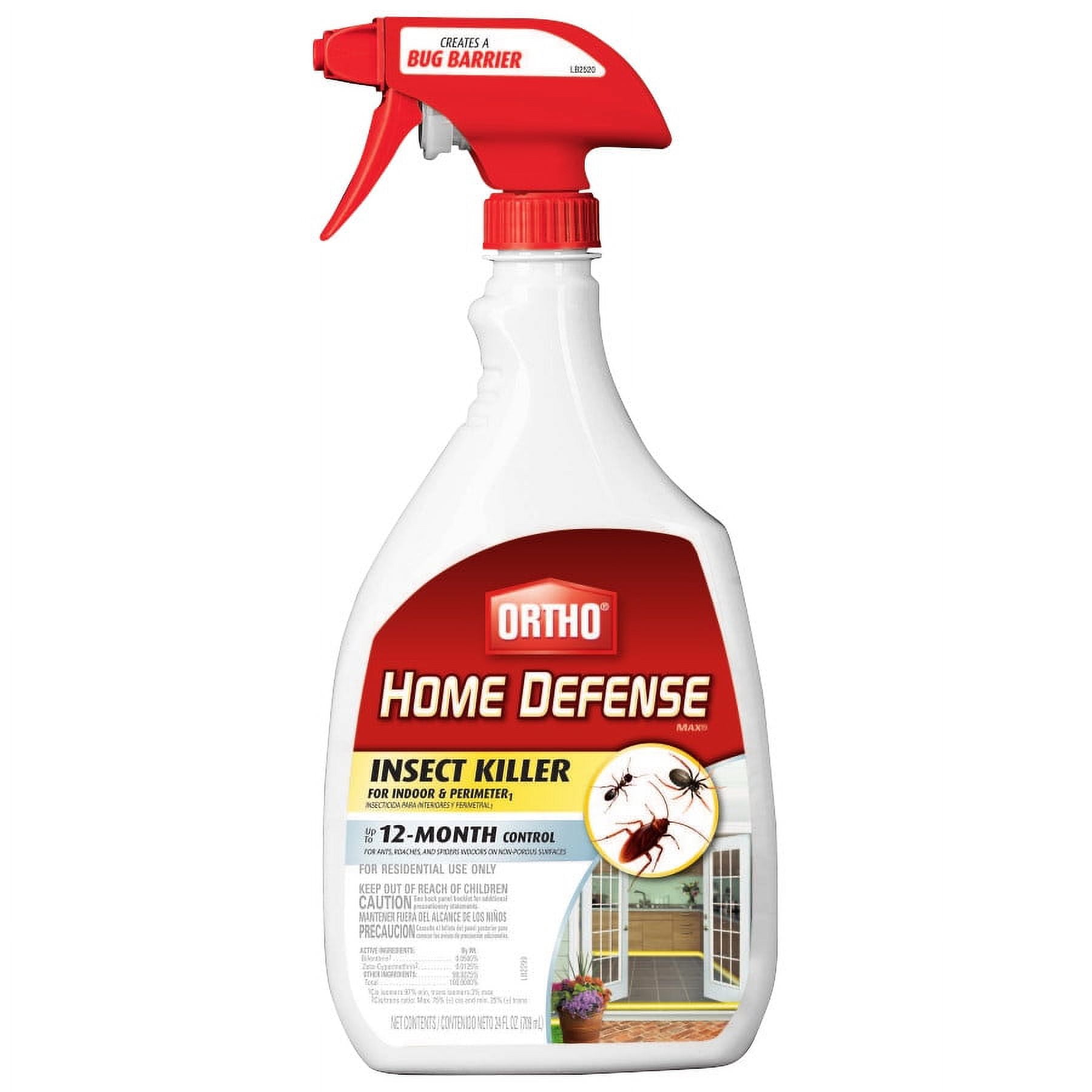 Ortho Home Defense MAX Ready-To-Use Insect Killer for Indoor and Perimeter, 24 oz