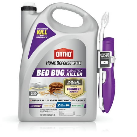 Ortho Home Defense Max Bed Bug, Flea & Tick Killer with Wand, 1 gal