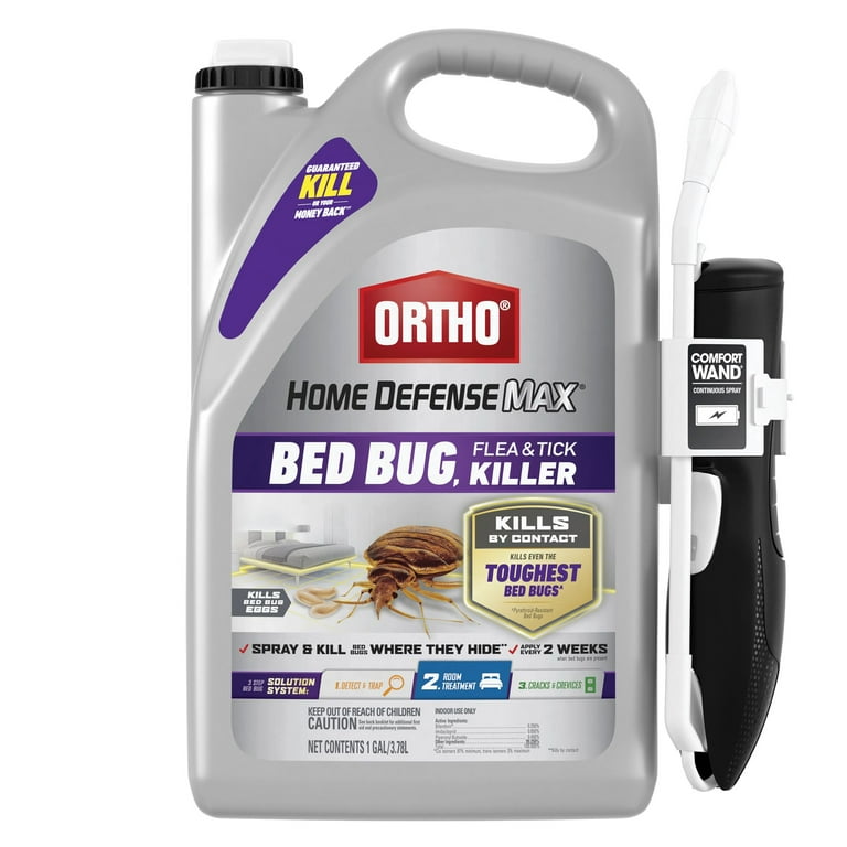 Free Shipping! Ortho Bed Bug Flea and Tick Killer with Comfort