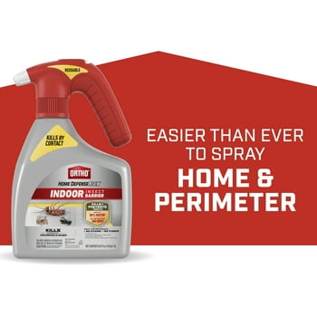 Ortho Home Defense Max Indoor Insect Barrier, With Battery-Powered Sprayer, 1.5 L