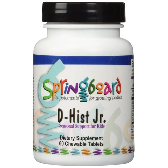 Ortho Molecular D-Hist Jr.™ - 60 Chewable Tablets | Allergy Support for Kids with Quercetin and Bromelain