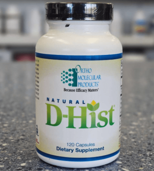 Ortho Molecular Product Natural D-Hist - 120 Capsules