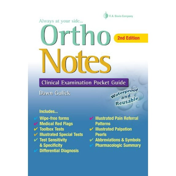 Pre-Owned Ortho Notes : Clinical Examination Pocket Guide