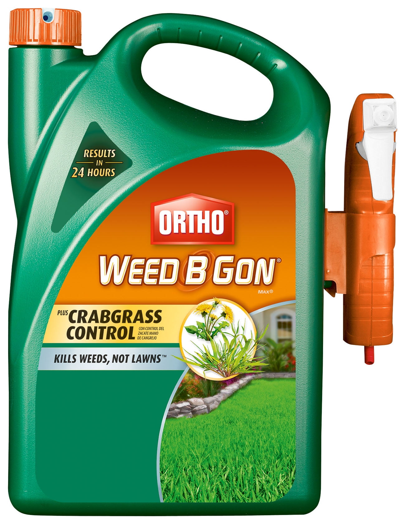 Ortho Weed B Gon MAX Plus Crabgrass Control Weed Killer for Lawns Ready