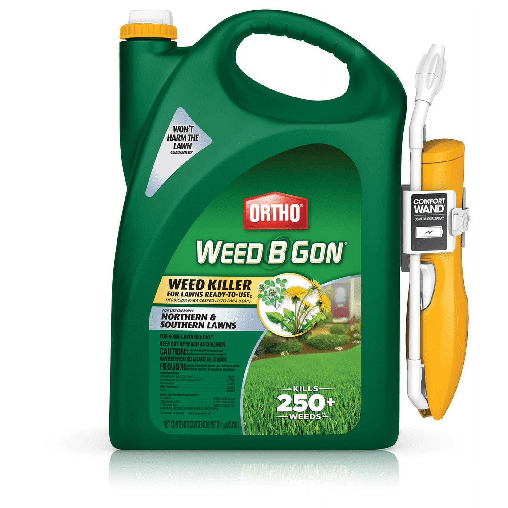 Ortho Weed B Gon Weed Killer for Lawns Ready-to-Use, 1 gal with Comfort Wand