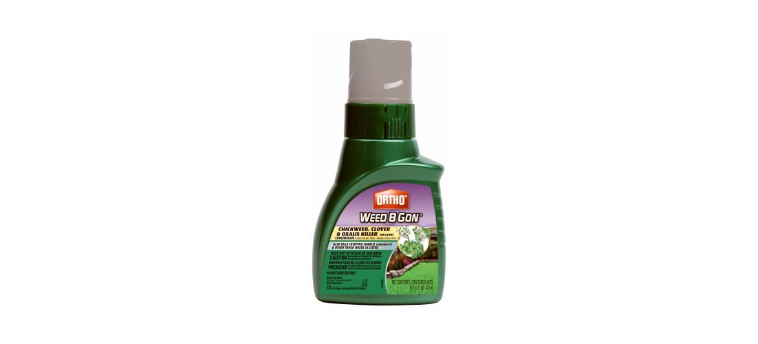 Ortho Weed B Gone Chickweed, Clover & Oxalis Weed Killer for Lawns, 16 fl oz