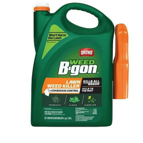 Ortho Weed B-gon 1 gal. Lawn Weed Killer Ready-To-Use plus Crabgrass Control with Trigger Sprayer