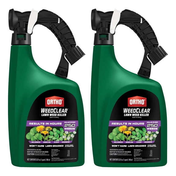 Ortho WeedClear Lawn Weed Killer Ready to Spray3: for Southern Lawns, 32 oz. 2-Pack