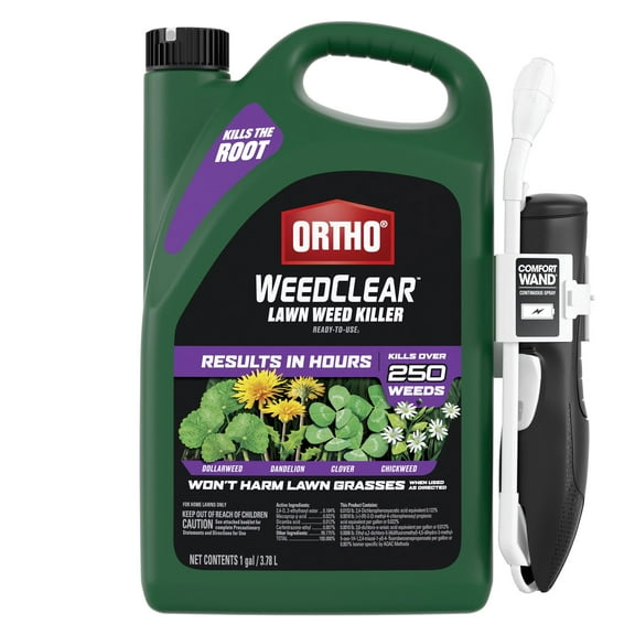 Ortho WeedClear Lawn Weed Killer Ready-to-Use1 with Comfort Wand, 1 gal.