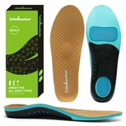 OrthoComfoot Comfortable Arch Supports Orthotics Inserts for Bunions, Anti Slip Orthopedic Shoes Inlose for Plantar Fasciitis, Diabetic Men Size 6/Women Size 8