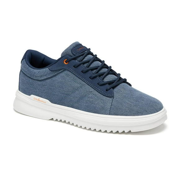 OrthoComfoot Men's Arch Support Shoes with Lace Up Design Leisure Sneaker for Plantar Fasciitis with Z Shape Anti Slip Outsole