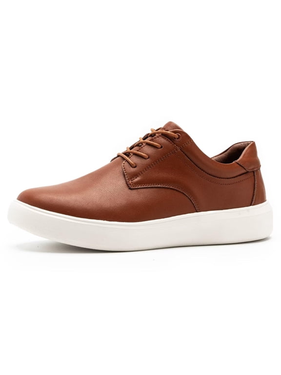 Men's Orthopedic Leather Walking Dress Shoes: Comfortable Supportive Shoes for Walking and Everyday Wear