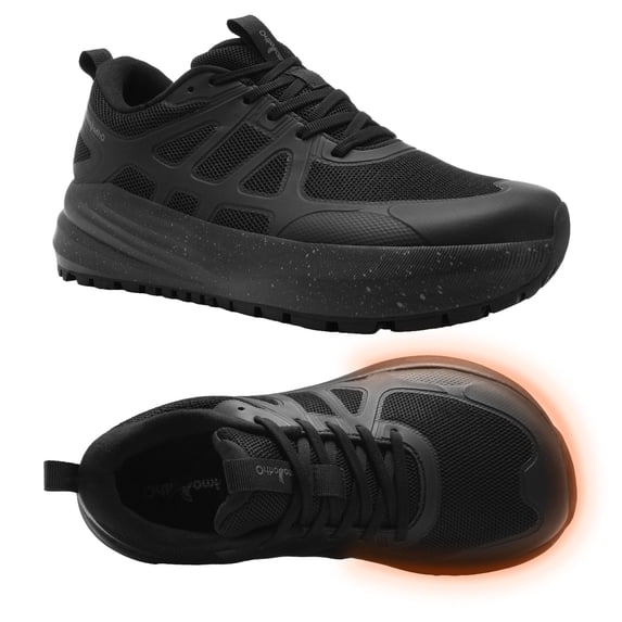 OrthoComfoot Men's Orthopedic Trail Hiking Shoes: Comfortable Supportive Shoes for Walking and Everyday Wear