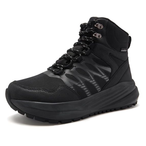 OrthoComfoot Men's Orthopedic Waterproof Hiking Boots: Comfortable Supportive Shoes for Walking and Everyday Wear