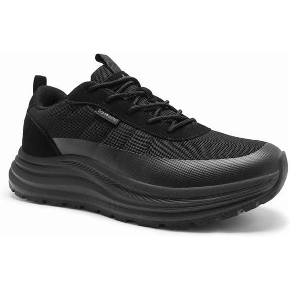 OrthoComfoot Men's Wide Orthopedic Plantar Fasciitis High Arch Support Shoes: Comfortable Trail Running Shoes for Walking & Hiking, Orthotic Tennis Sneakers for Flat Feet and Foot Pain Relief