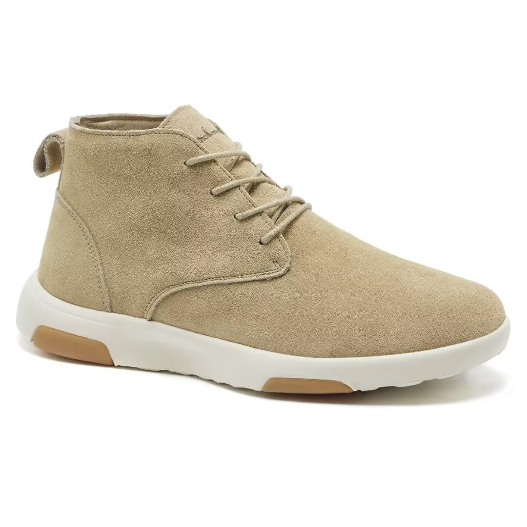 Mens Comfortable Boots with Arch Support, Genuine Leather