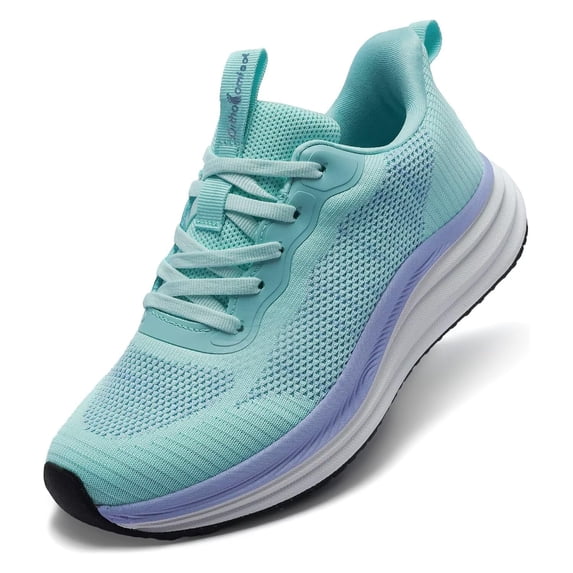 OrthoComfoot Women's Orthopedic Road Running Shoes: Comfortable Arch Support Athletic Sneakers for Walking, Training and Everyday Wear