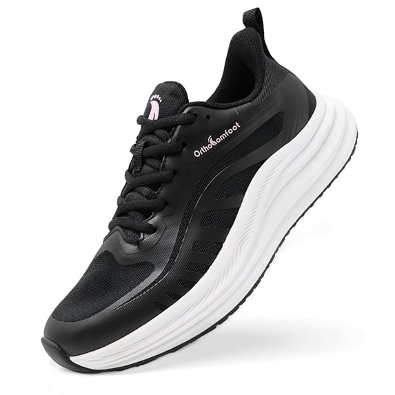 OrthoComfoot Women's Orthopedic Road Running Shoes: Comfortable Supportive Shoes for Walking and Everyday Wear