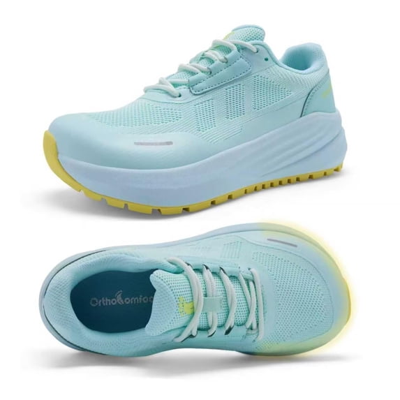 OrthoComfoot Women's Orthopedic Trail Sneakers: Comfortable Supportive Shoes for Walking and Everyday Wear
