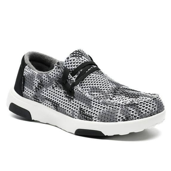 OrthoComfoot Women's Slip On Shoes with Arch Support, Comfortable Casual Loafers for Plantar Fasciitis, Orthopedic Boat Shoes for Heel and Foot Pain Relief